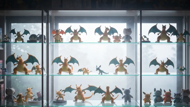 Les figurines et peluches Dracaufeu à collectionner