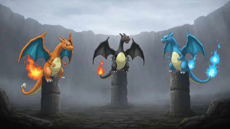 Les types de Dracaufeu et leur impact